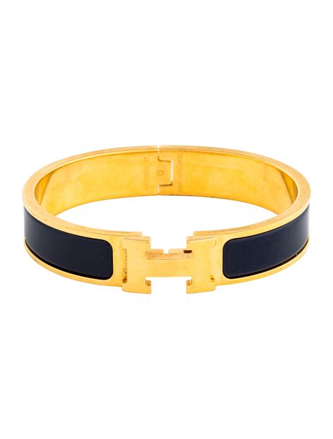 hermes clic h bracelet real gold